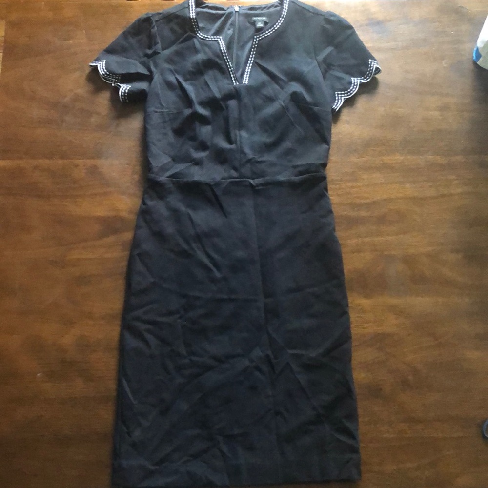 Ann Taylor scalloped dress